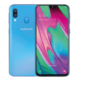 samsung A40 bleu